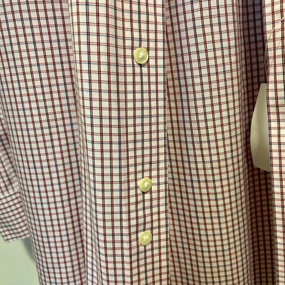 Red & Blue Plaid Brooks Brothers BRAND NEW Button Down 14.5 - 33 - Picture 9 of 11
